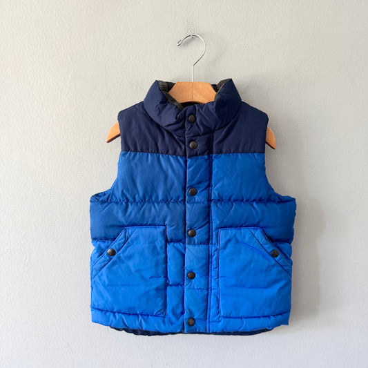Gap / Blue puffer vest / 4Y