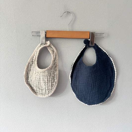Organic cotton bib - Set of 2