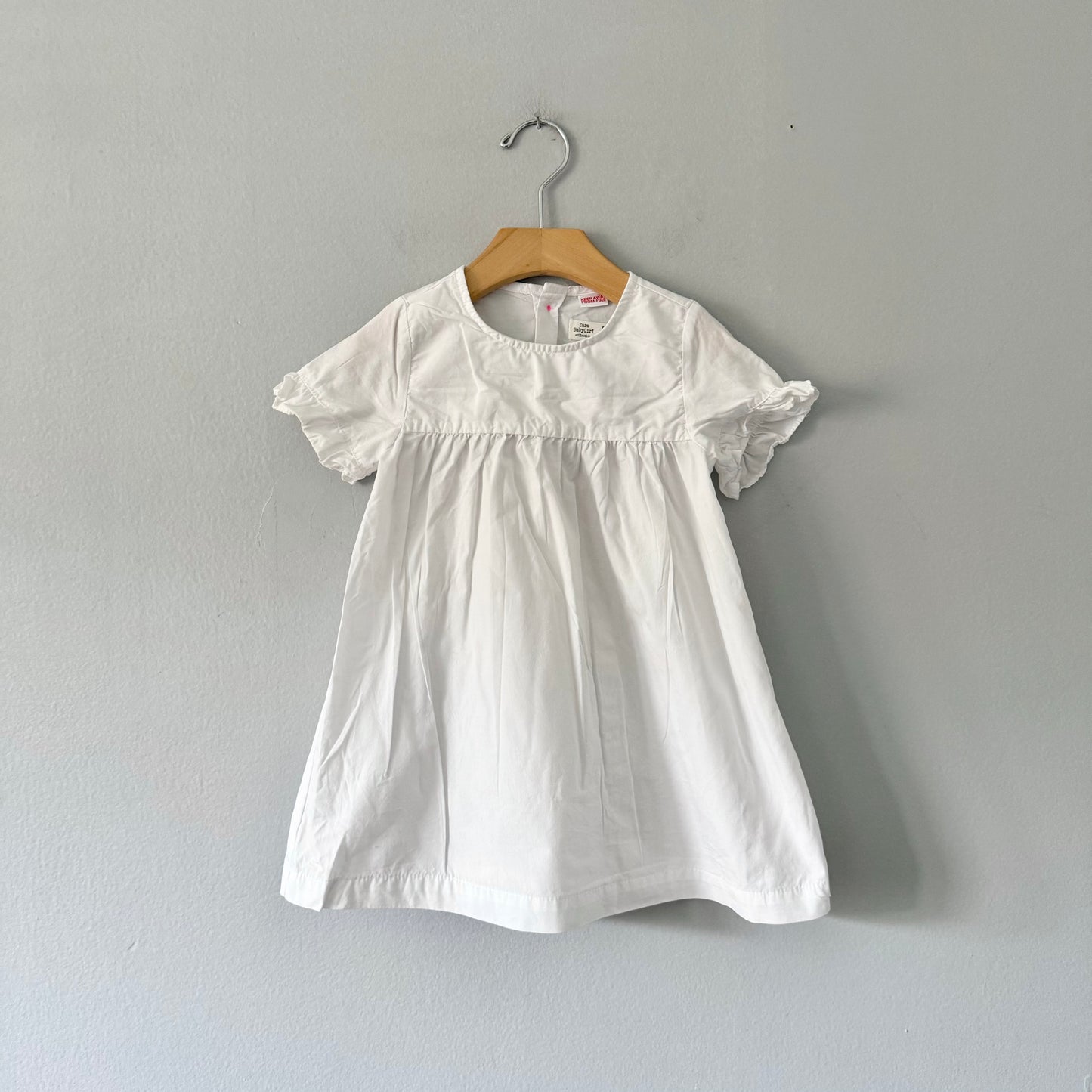 Zara / White blouse dress / 2-3Y