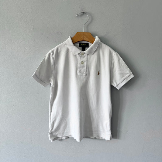 Polo Ralph Lauren / White cotton shirt / 5Y