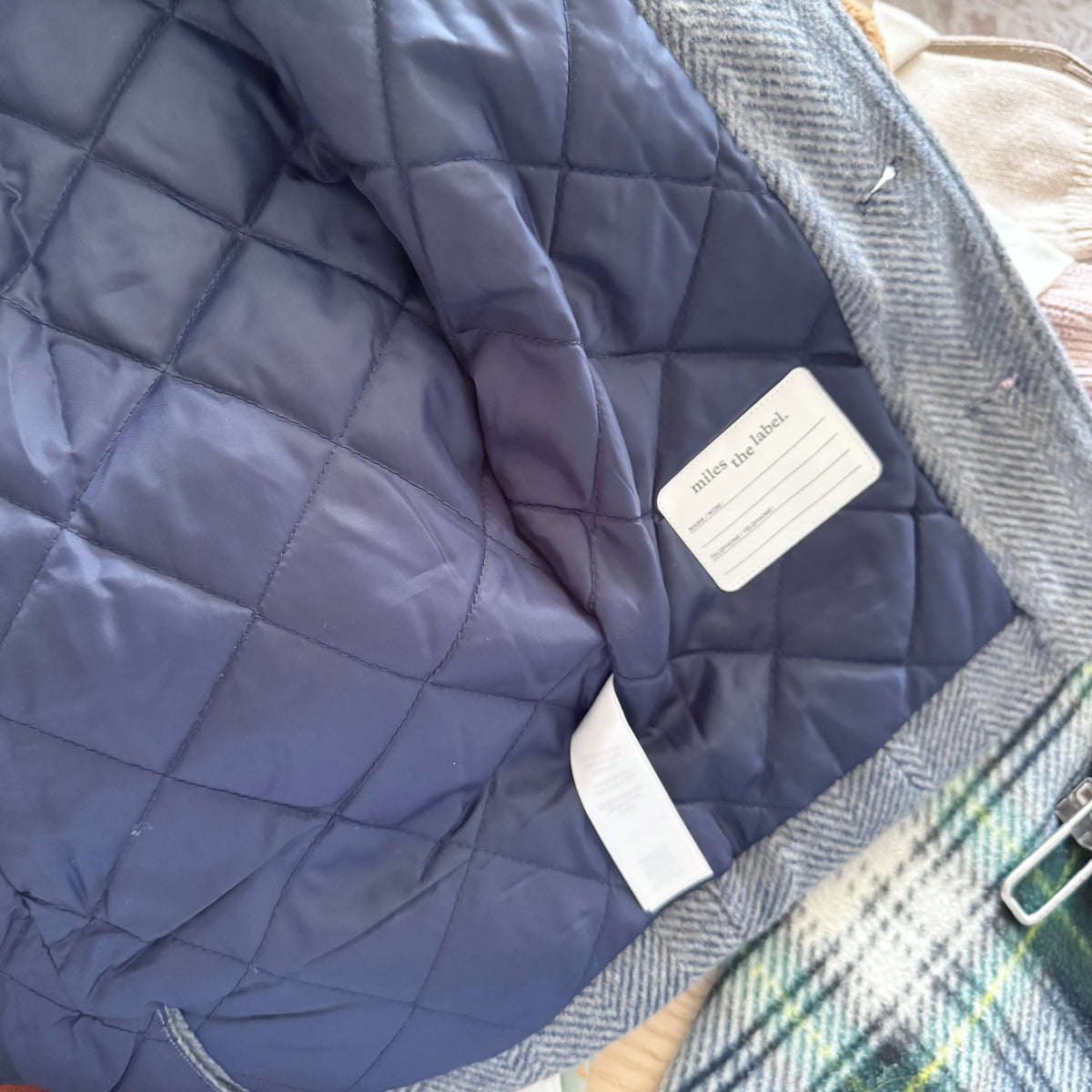 Miles the label / Navy padded jacket / 5Y - New with tag