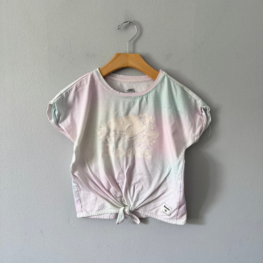 Roots / Pastel girl short sleeve top / 7-8Y