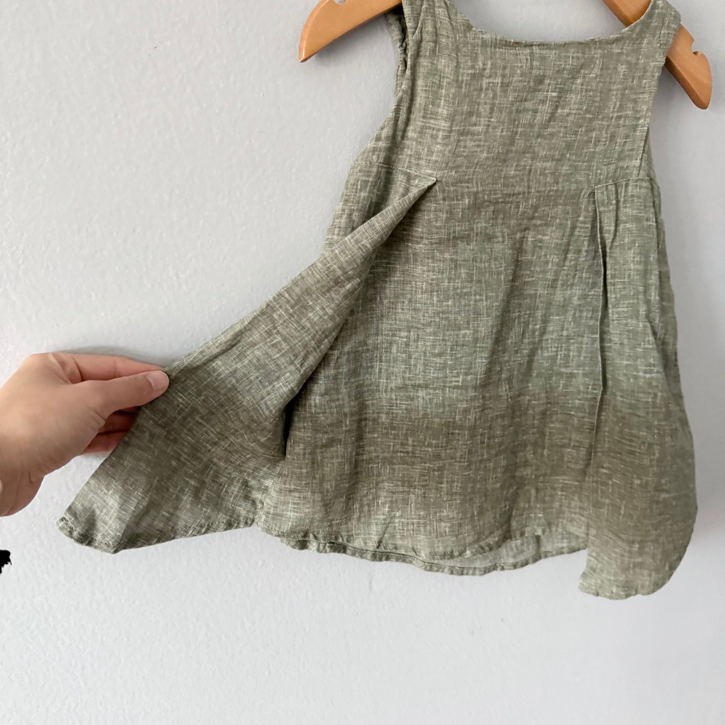 No brand / Cotton x linen dress / 18-24M - New with tag