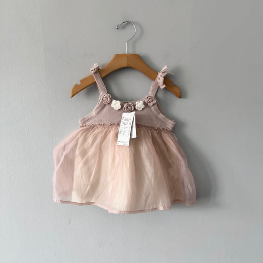 Petit Main / Knit cami dress / 12M - New with tag