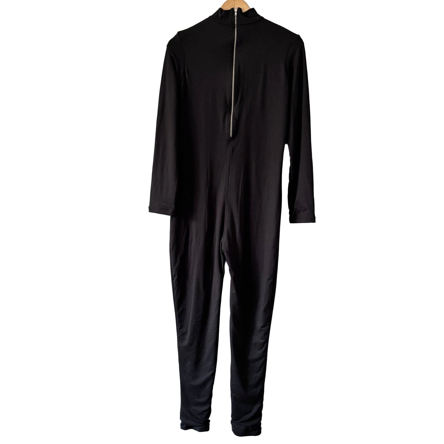 Bumpsuit / Black maternity romper / XL