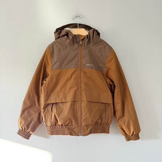 Decathon / Brown ski jacket / 7-8Y