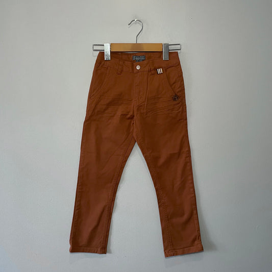 Souris Mini / Brown chino pants / 7Y - New with tag