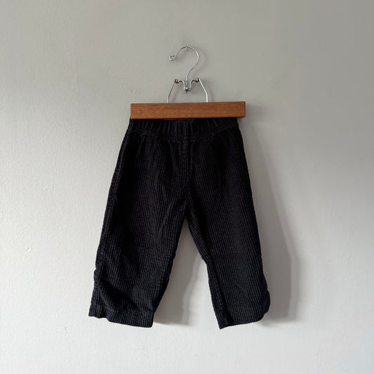 Handmade / Black corduroy pants / 18M