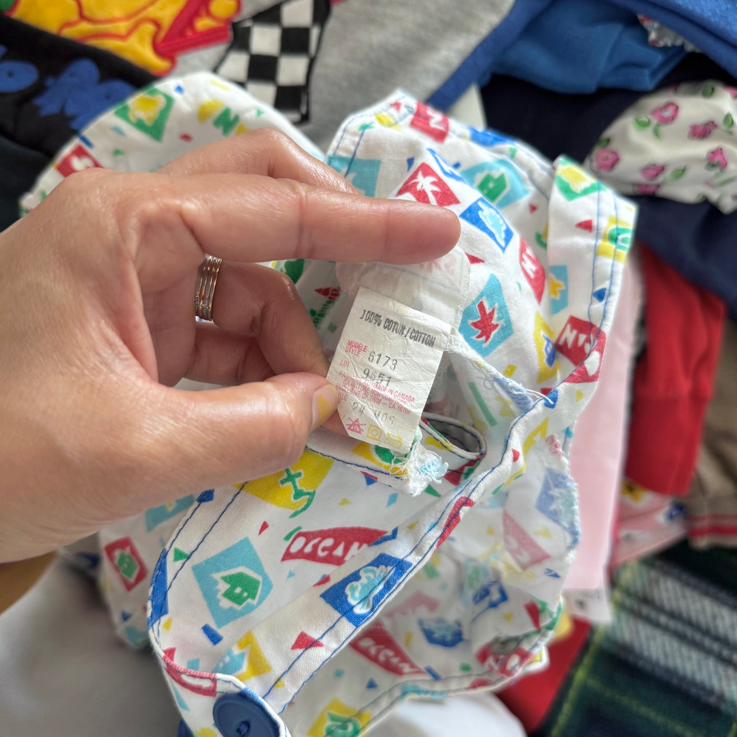 Vintage / White x sail overall shorts / 24M