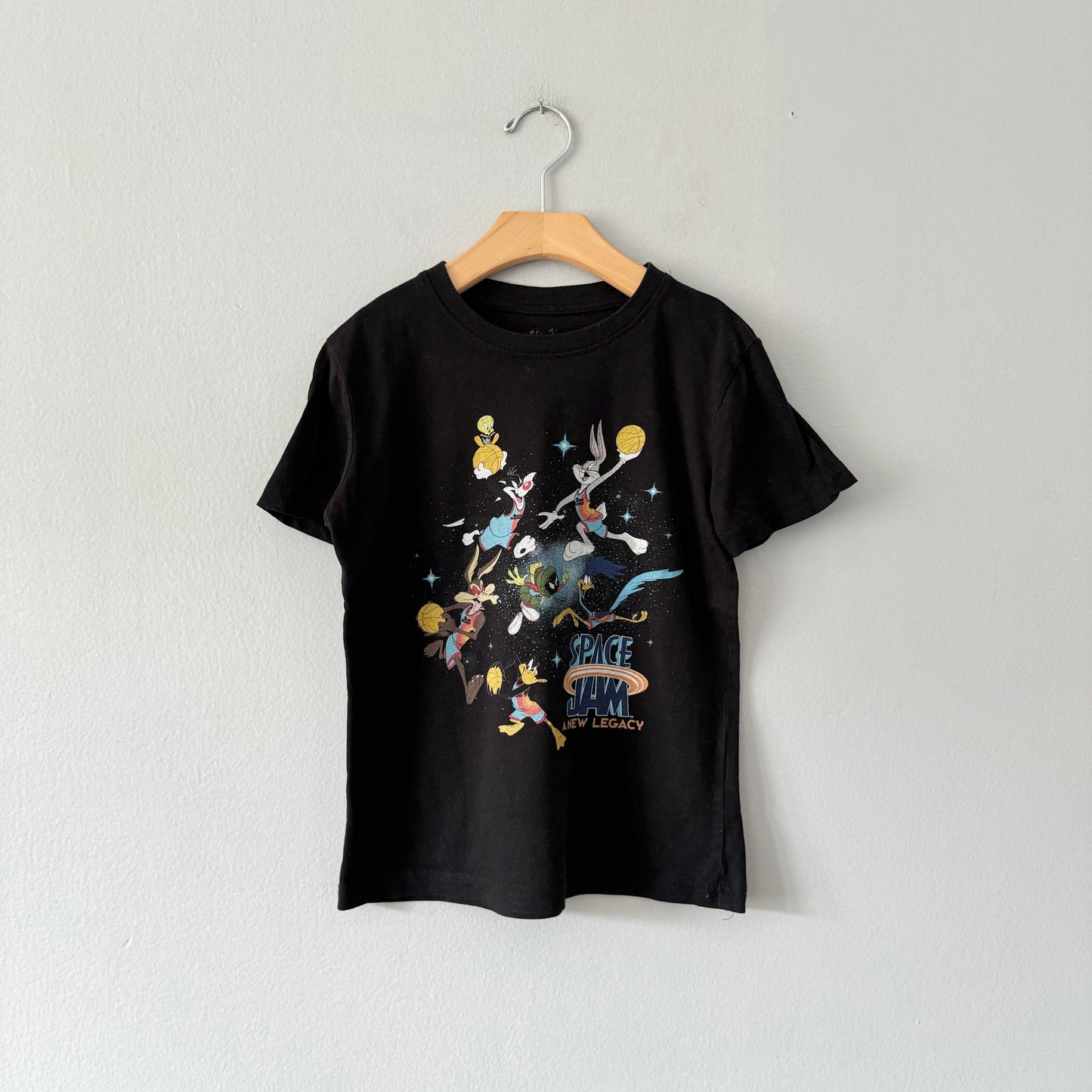 Space Jam / Black T-shirt / 6Y