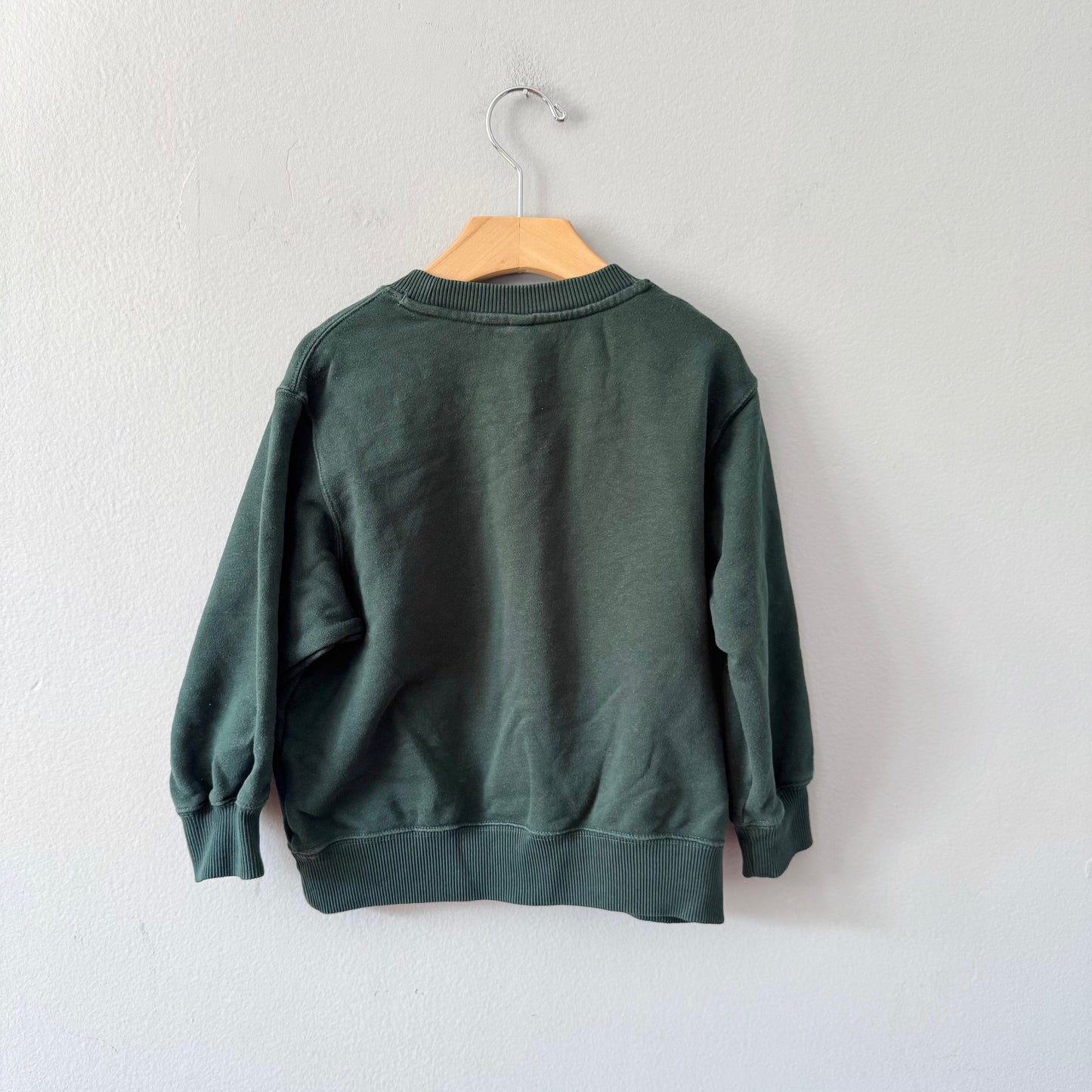 Uniqlo / Dark green sweatshirt / 3-4Y