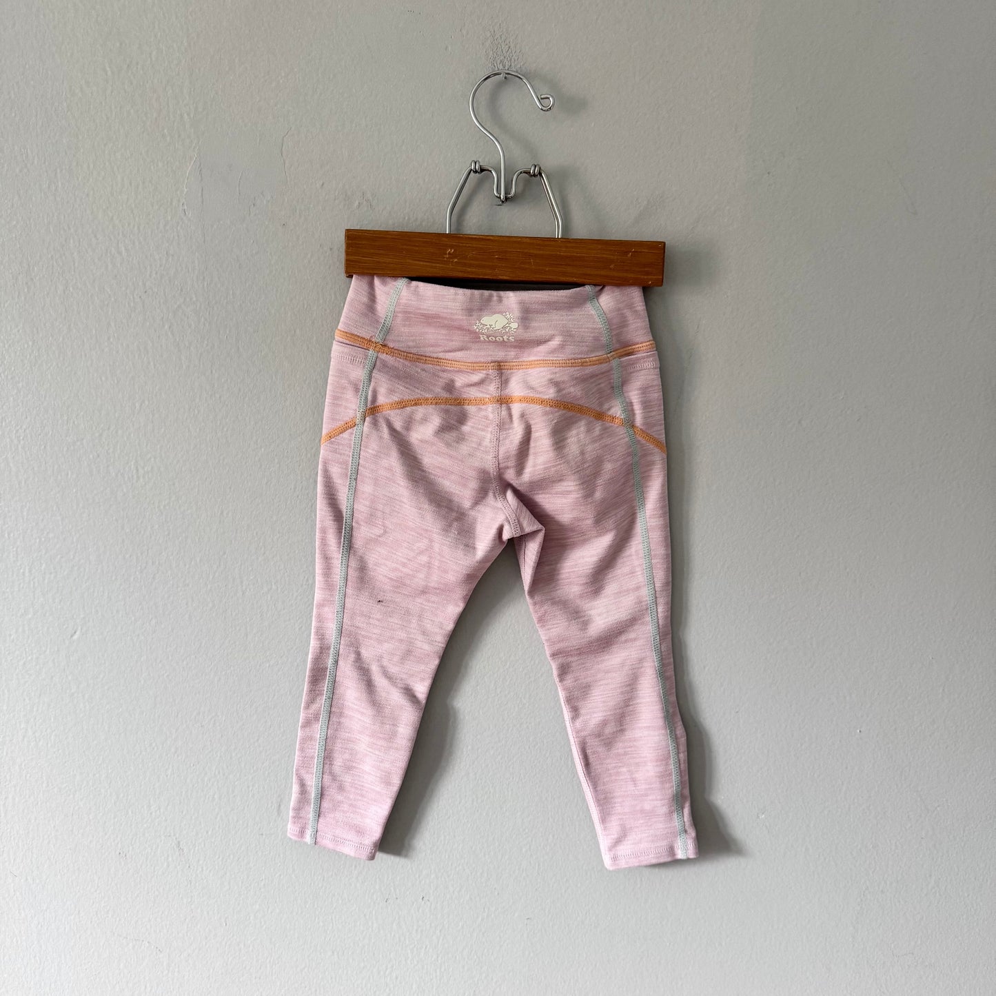 Roots / Pink active leggings / 2T