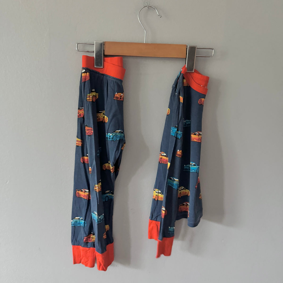 Hatley / Navy x red x car pajama set / 3Y