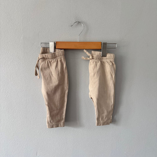 H&M / 2 harem pants / 2-4M