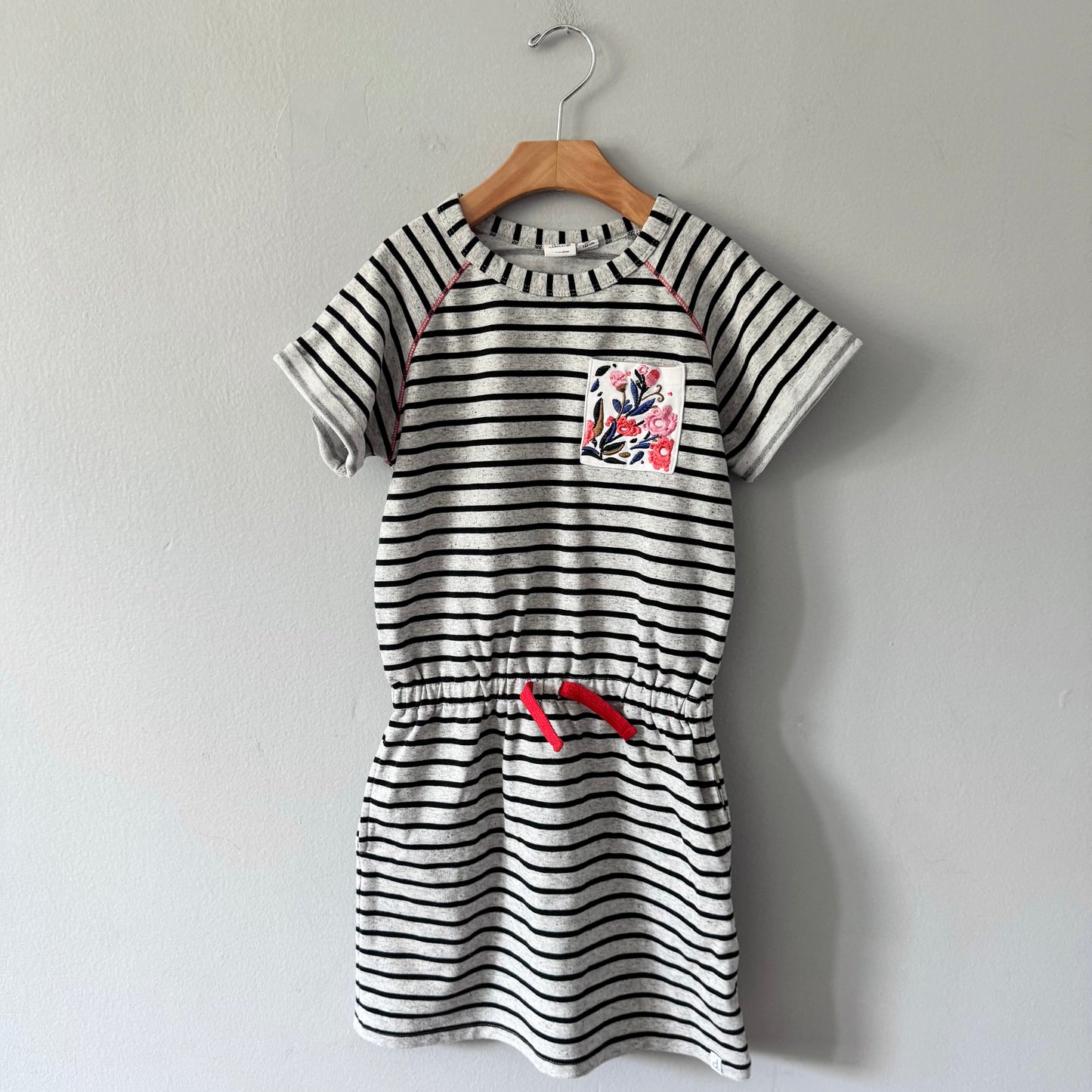 Deux par deux / Stripe crew dress / 7Y