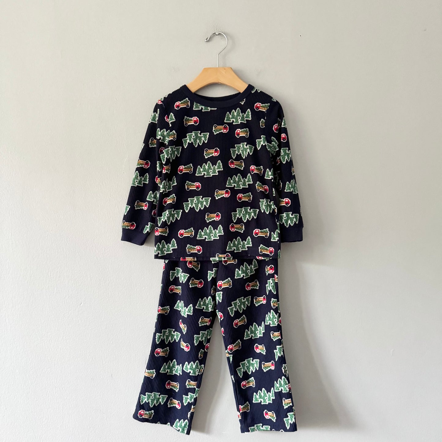 Joe Fresh / Navy holiday pajama set / 4T