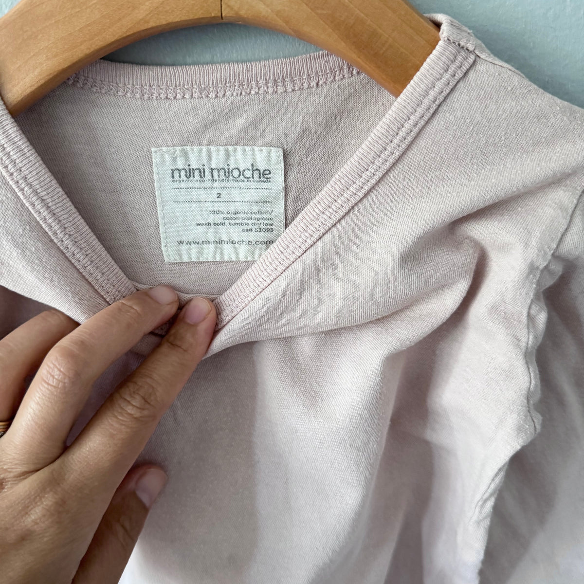 Mini mioche / Light pink long sleeve / 2Y