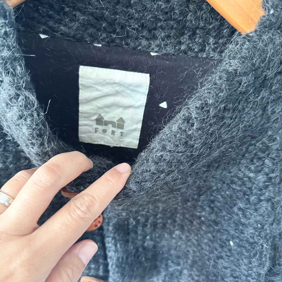 Fort / Wool knit jacket / 6Y(Fits 4-5Y)