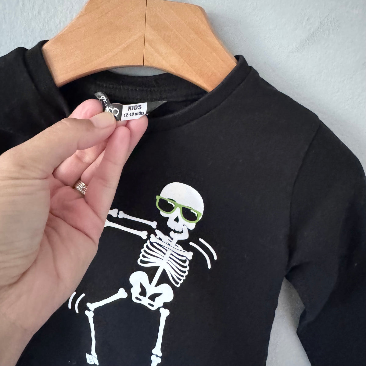 Pep & Co / Black long sleeve / 12-18M