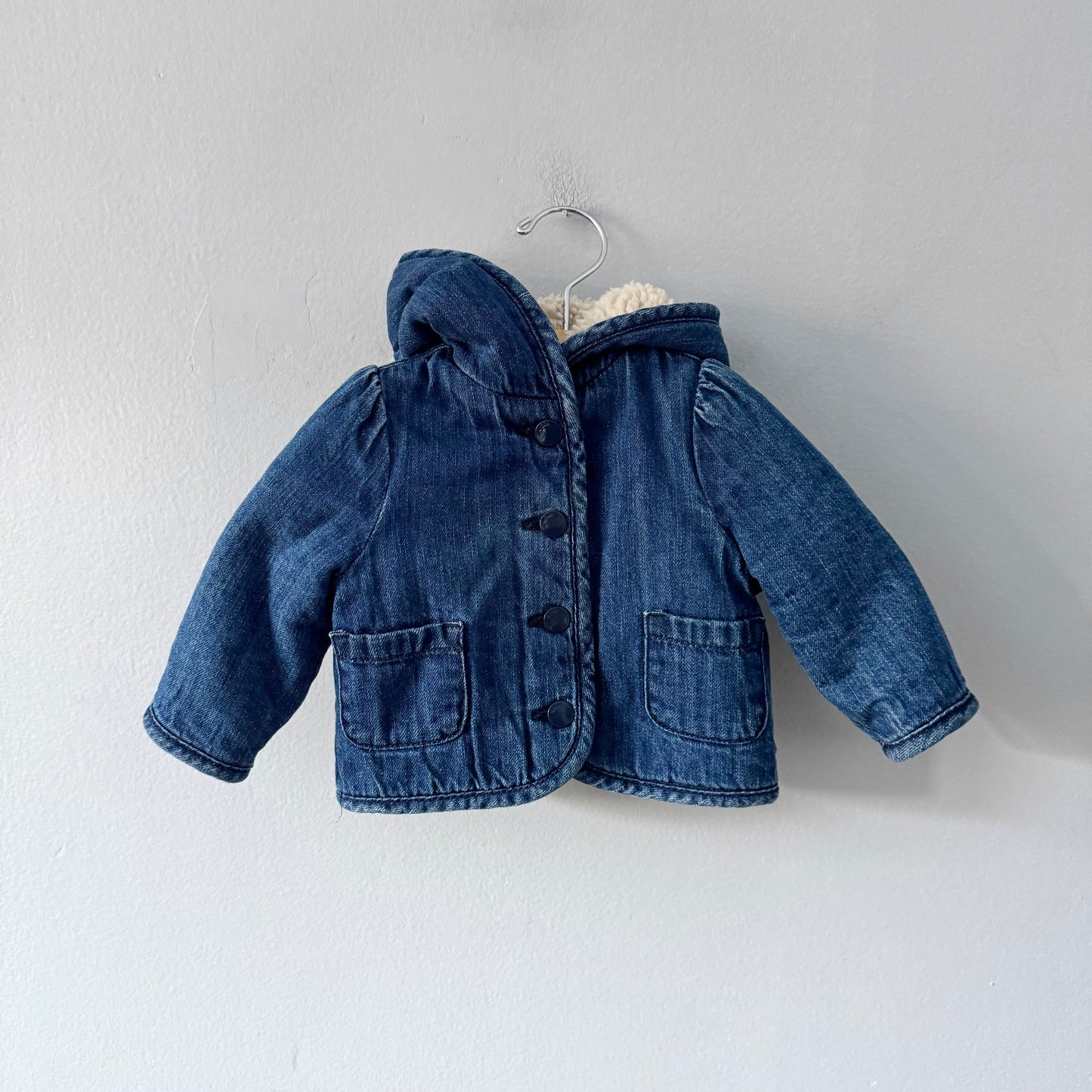 Gap / Blouson en jean doublé sherpa / 0-6M