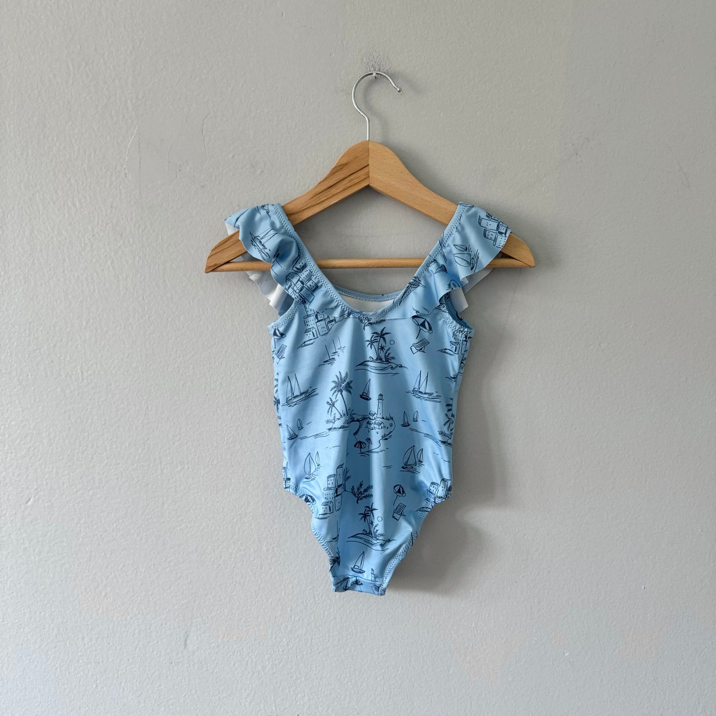 Zara / Blue swimsuit / 6-12M