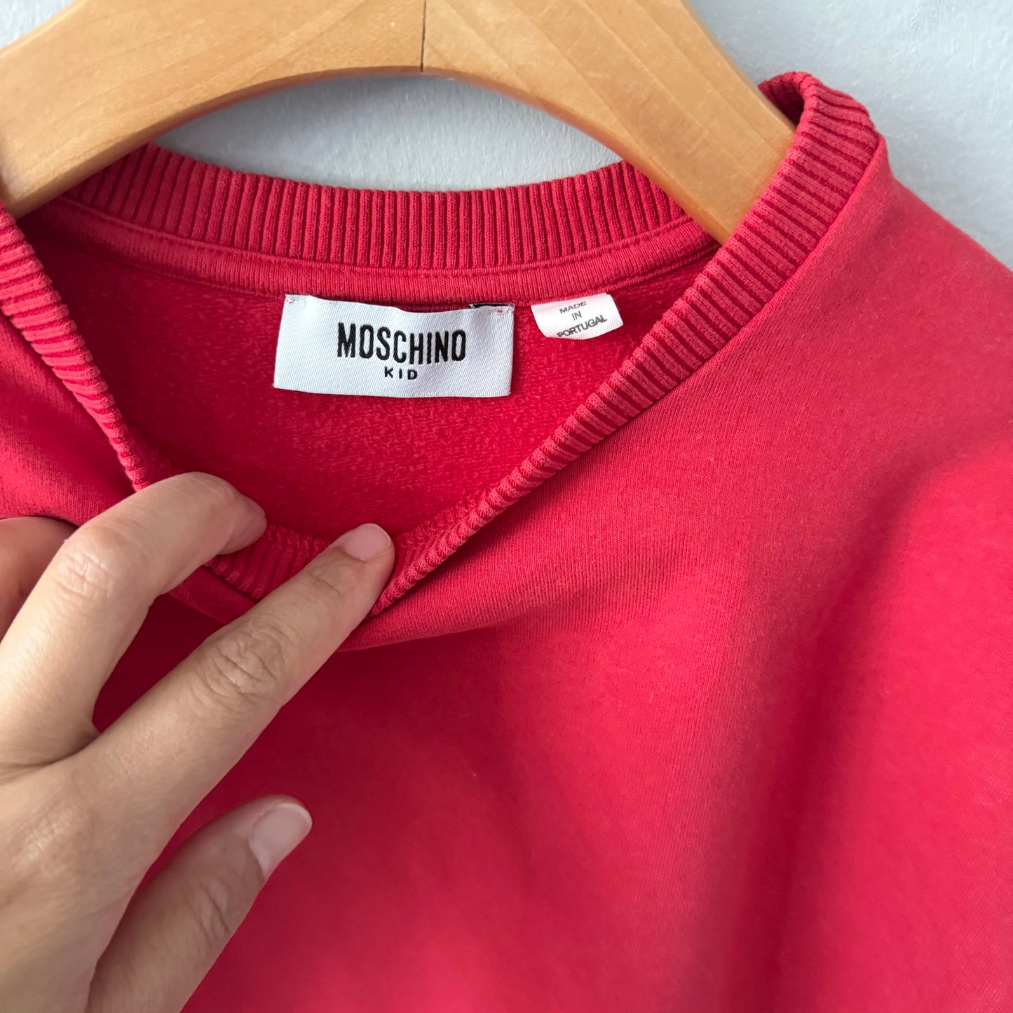 Moschino / Red crew dress / 5-6Y
