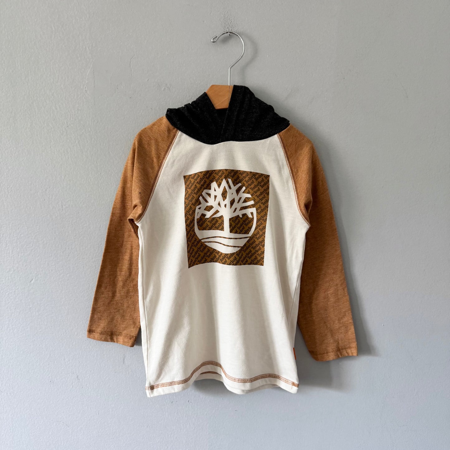 Timberland / Long sleeve shirt with hood / 4T