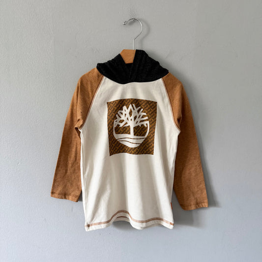Timberland / Long sleeve shirt with hood / 4T