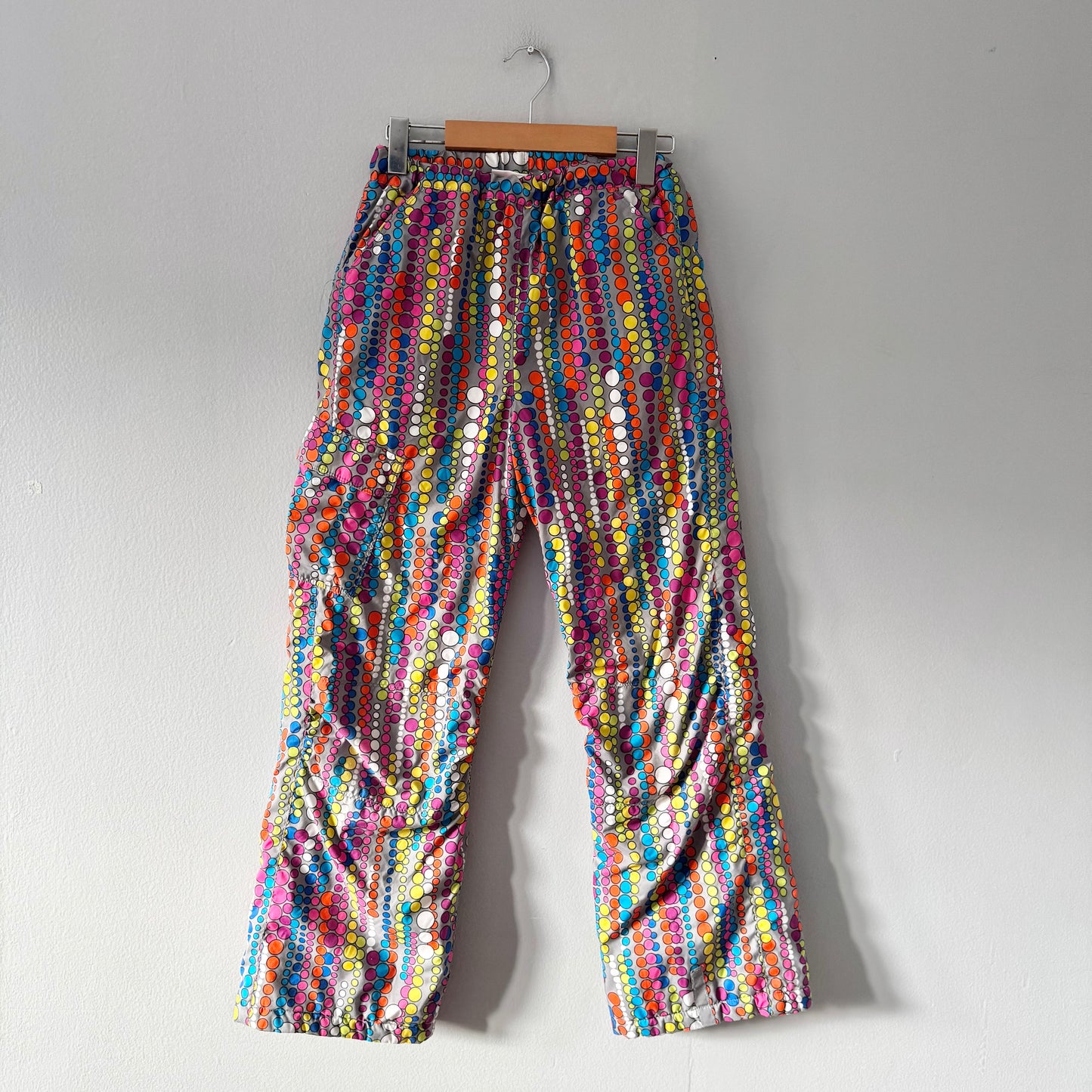 Hanna Andersson	/ Grey colourful snow pants / 150(12Y)