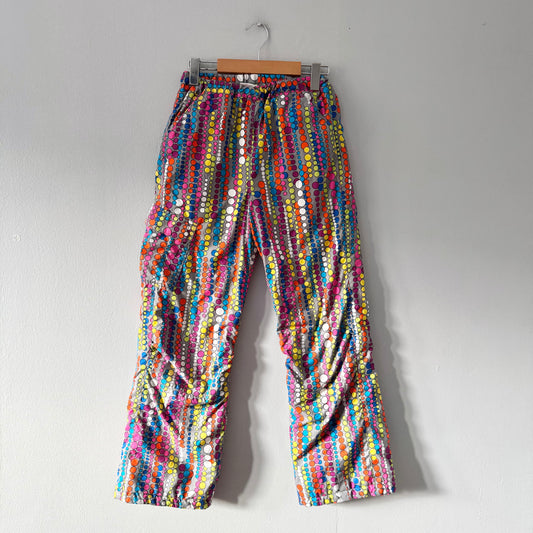 Hanna Andersson	/ Grey colourful snow pants / 150(12Y)