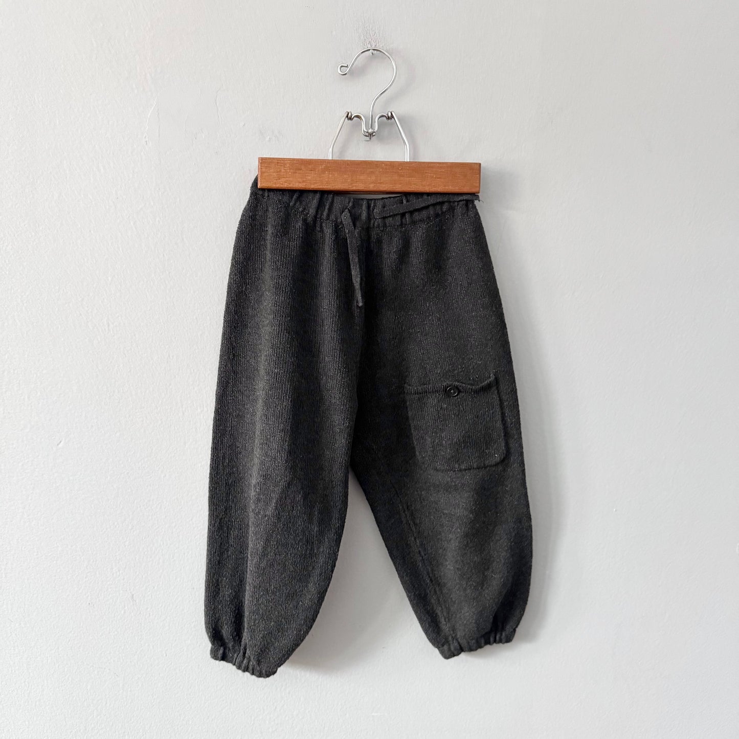 Zara / Charcoal grey knit pants / 3-4Y