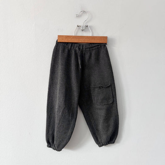 Zara / Charcoal grey knit pants / 3-4Y