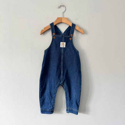 Indigo Kids / "Farm Fresh" overalls / 6-12M