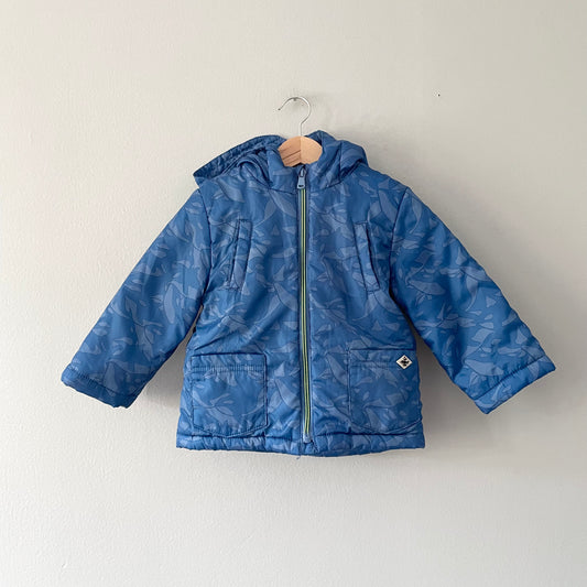 Mango / Blue x camo puffer / 18-24M