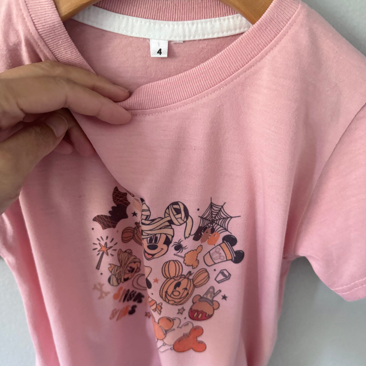 Disney / Pink Halloween T-shirt / 4Y