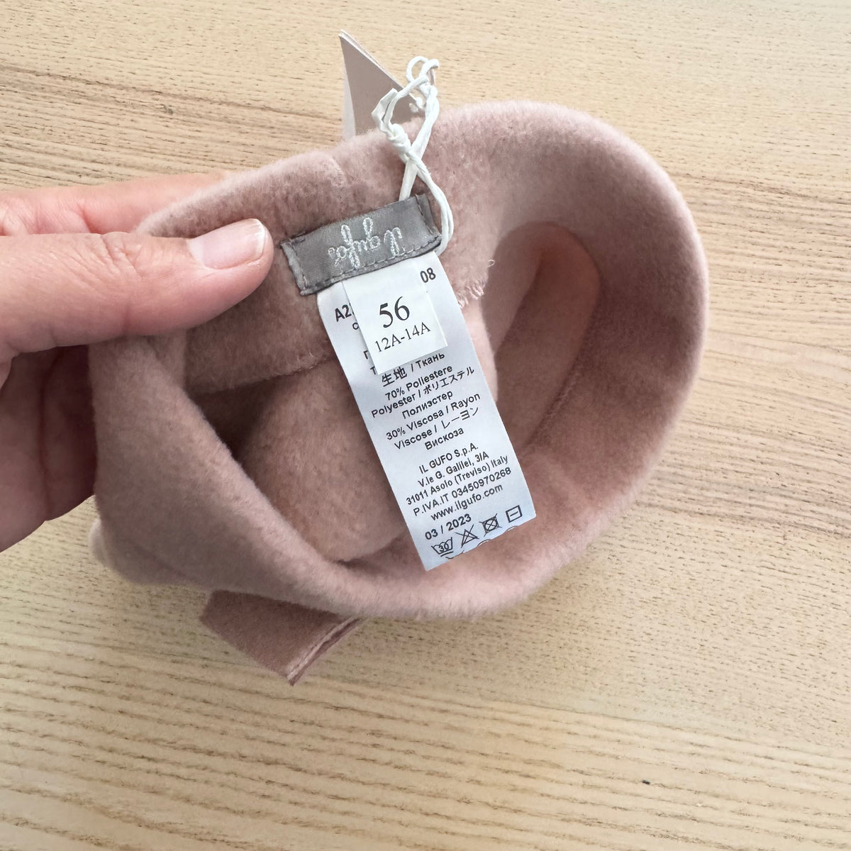 Il Gufo / Fleece hat / 56cm(12Y)