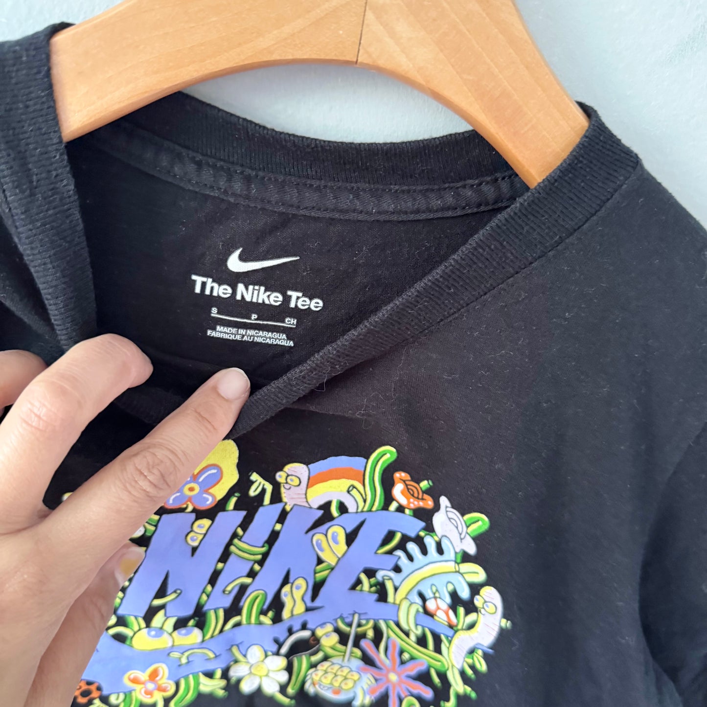 Nike / Black T-shirt / 8Y