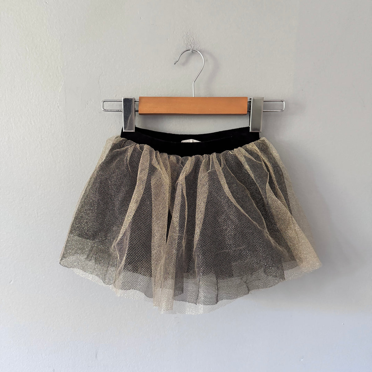 Zara / Gold x black tutu skirt / 5Y