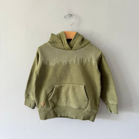10 tree / Khaki hoodie / 3T