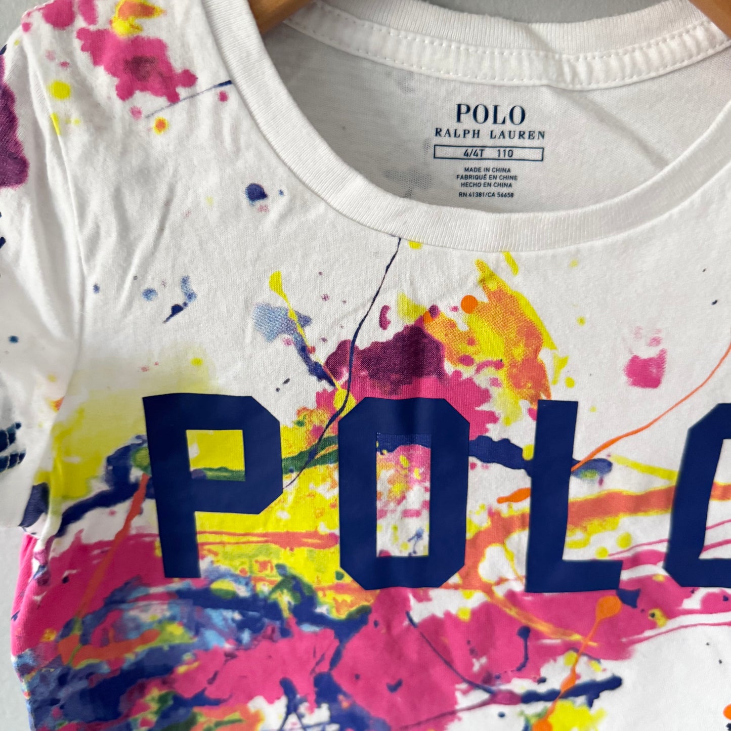 Polo Ralph Lauren / White T-shirt / 4T