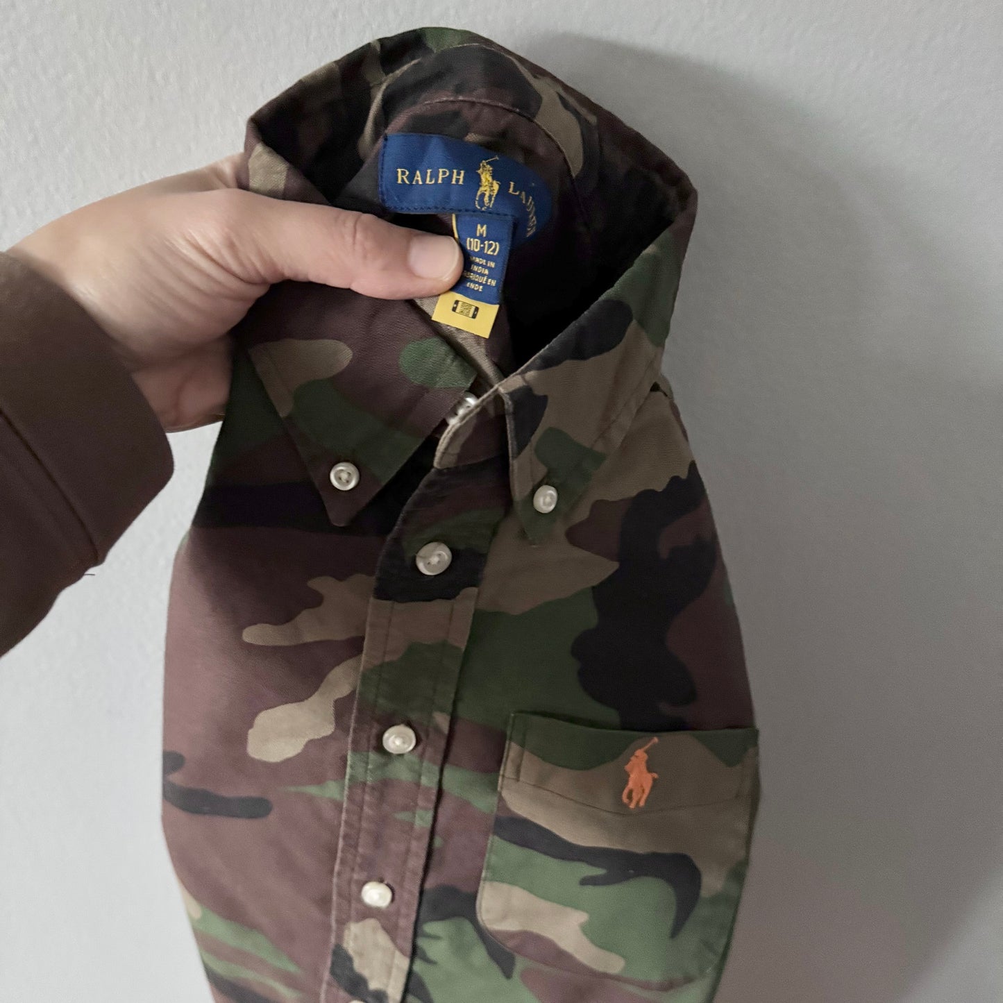 Polo Ralph Lauren / Camo shirt / 10-12Y