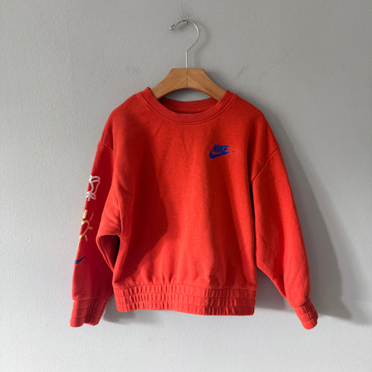 Nike / Orange sweatshirt / 4-5Y