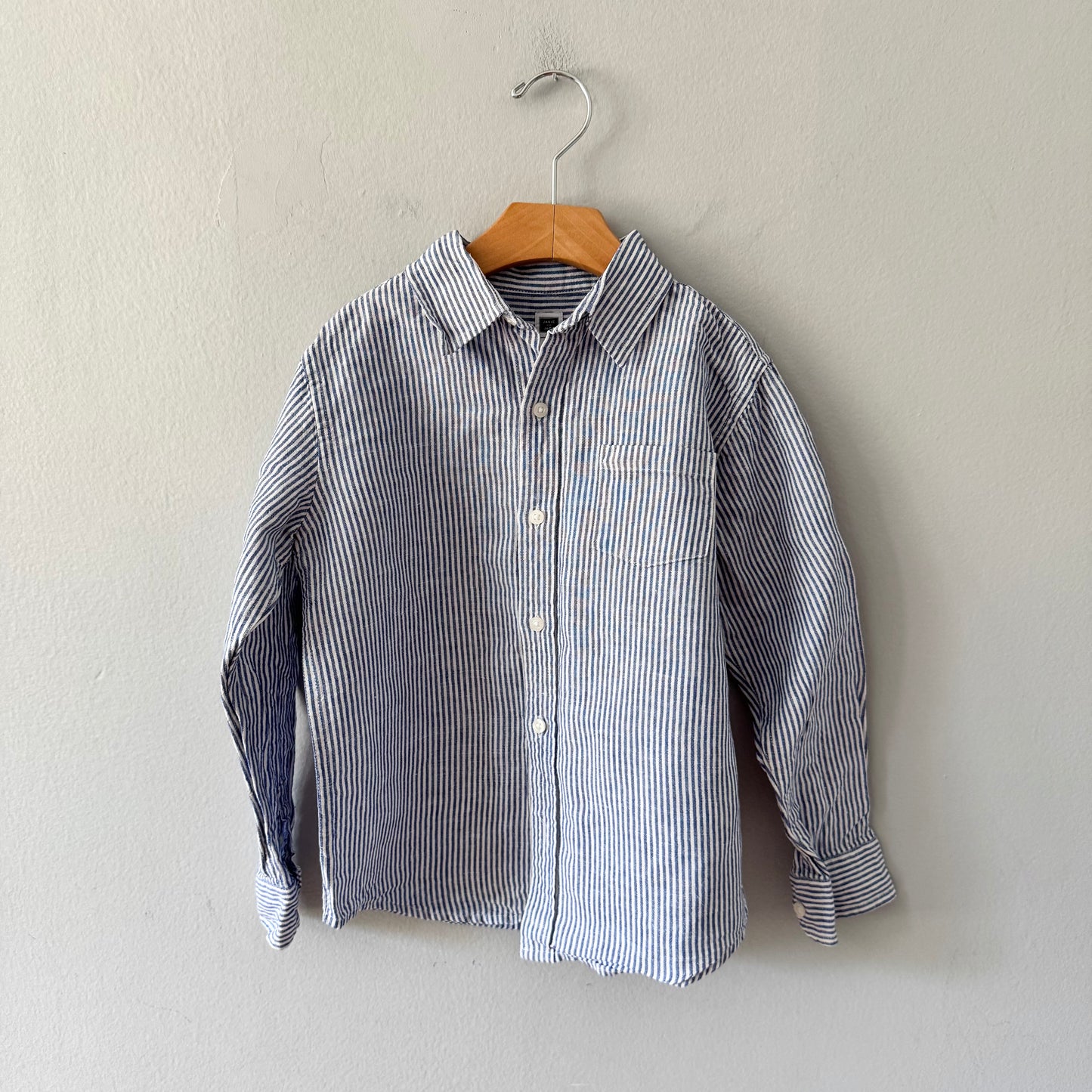 Janie & Jack / Linen & cotton shirt / 6Y