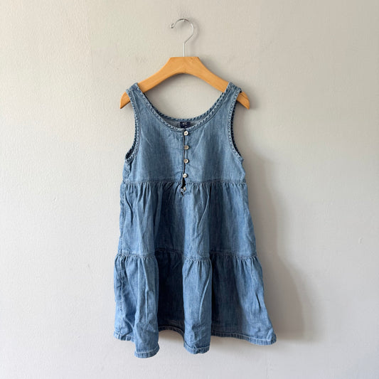 Gap / Chambray tank dress / 6-7Y