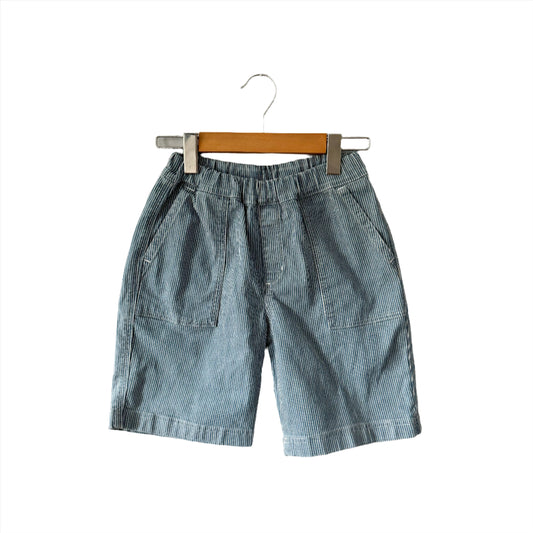 Uniqlo / Denim stripe shorts / 7-8Y