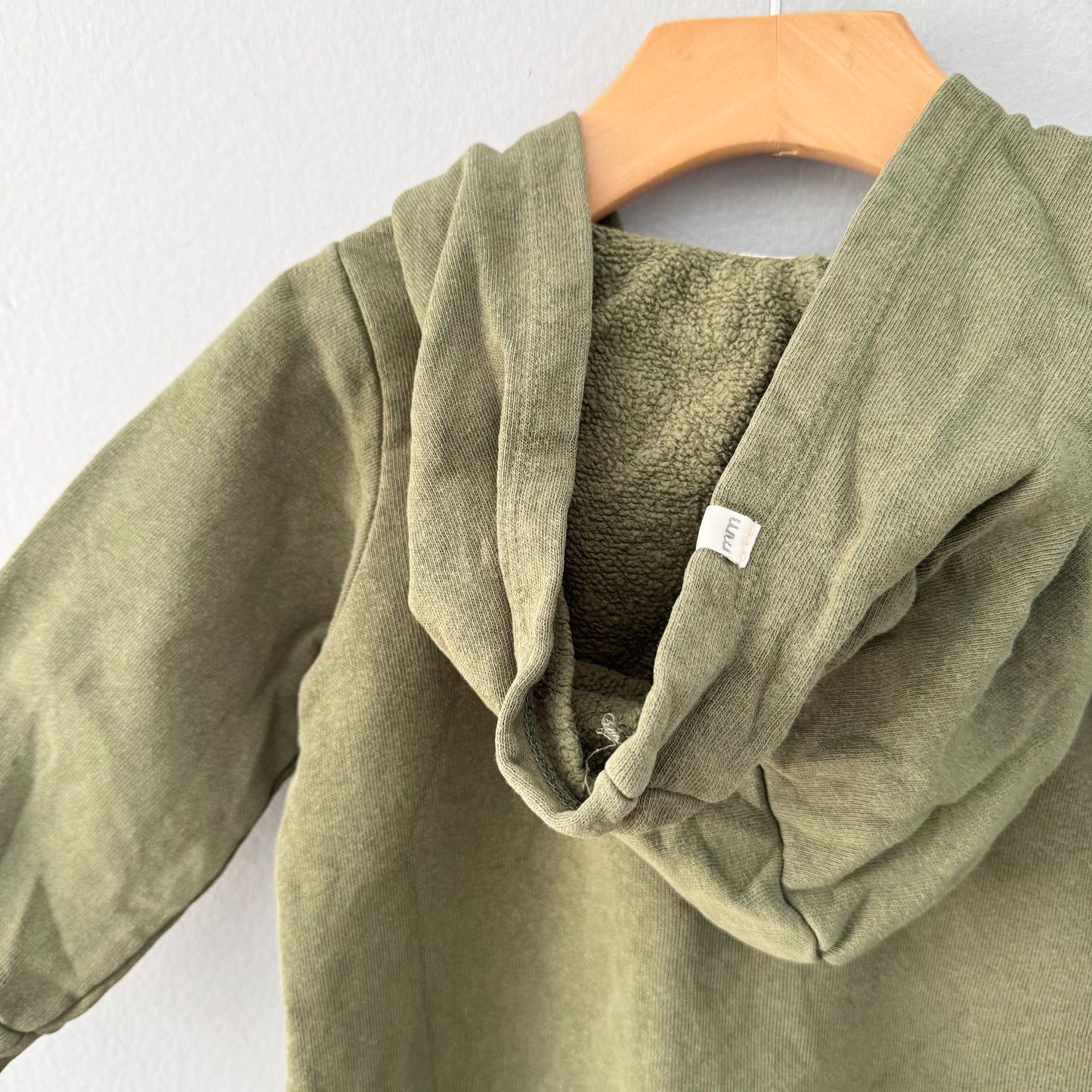 Mini mioche / Khaki biker romper / 18-24M