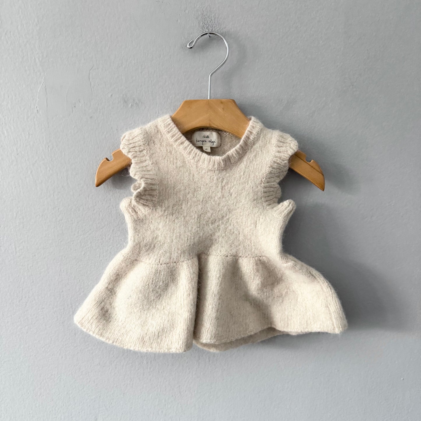 Konges Slojd	/ Alpaca x merino wool knit dress / 2Y