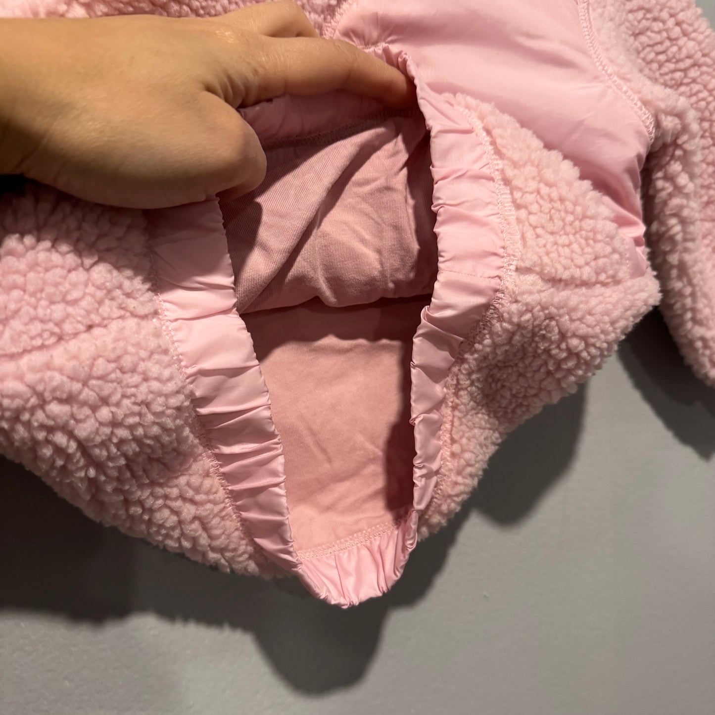 Hanna Andersson	/ Pink sherpa pullover / 2T