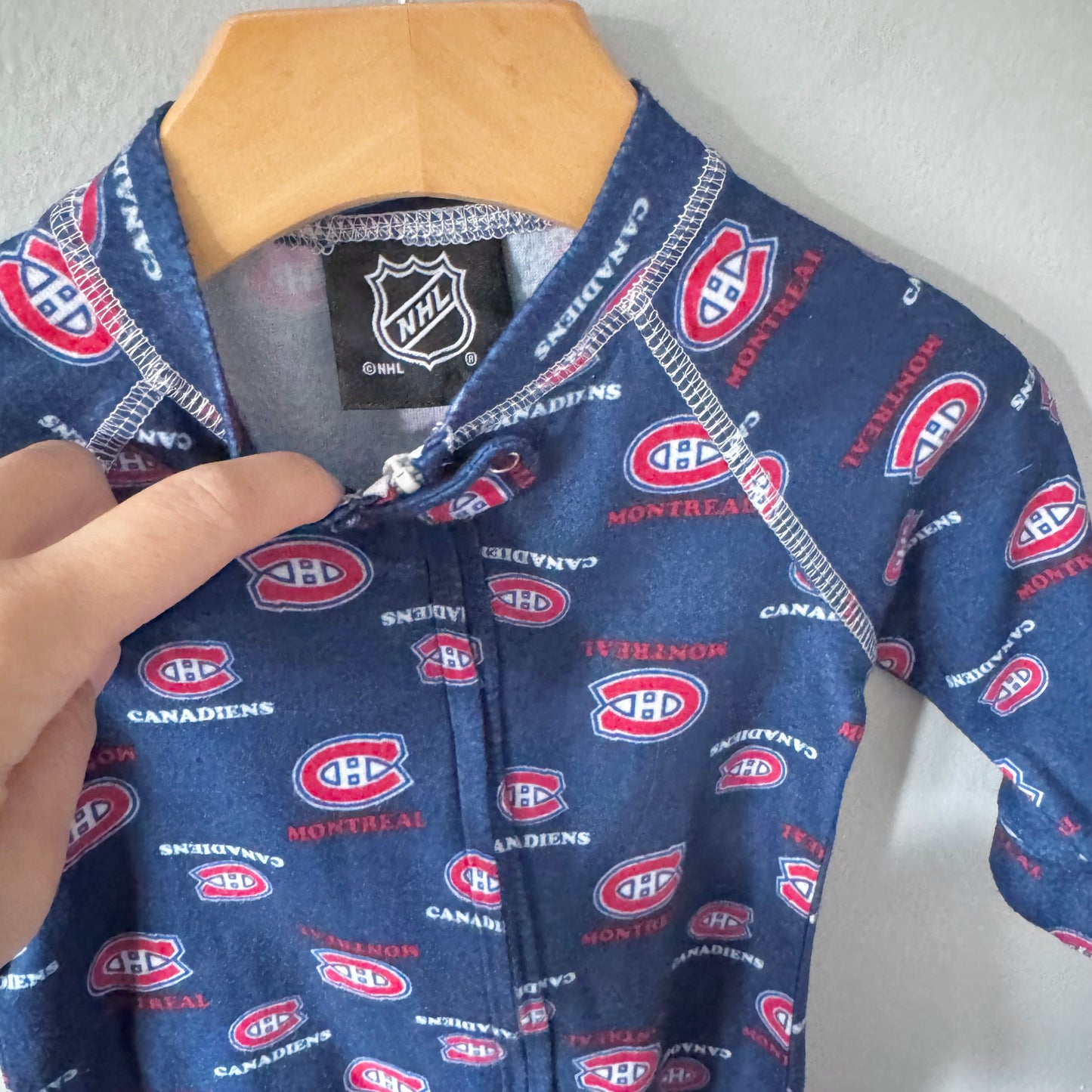 NHL / Canadiens fleece romper / 6M