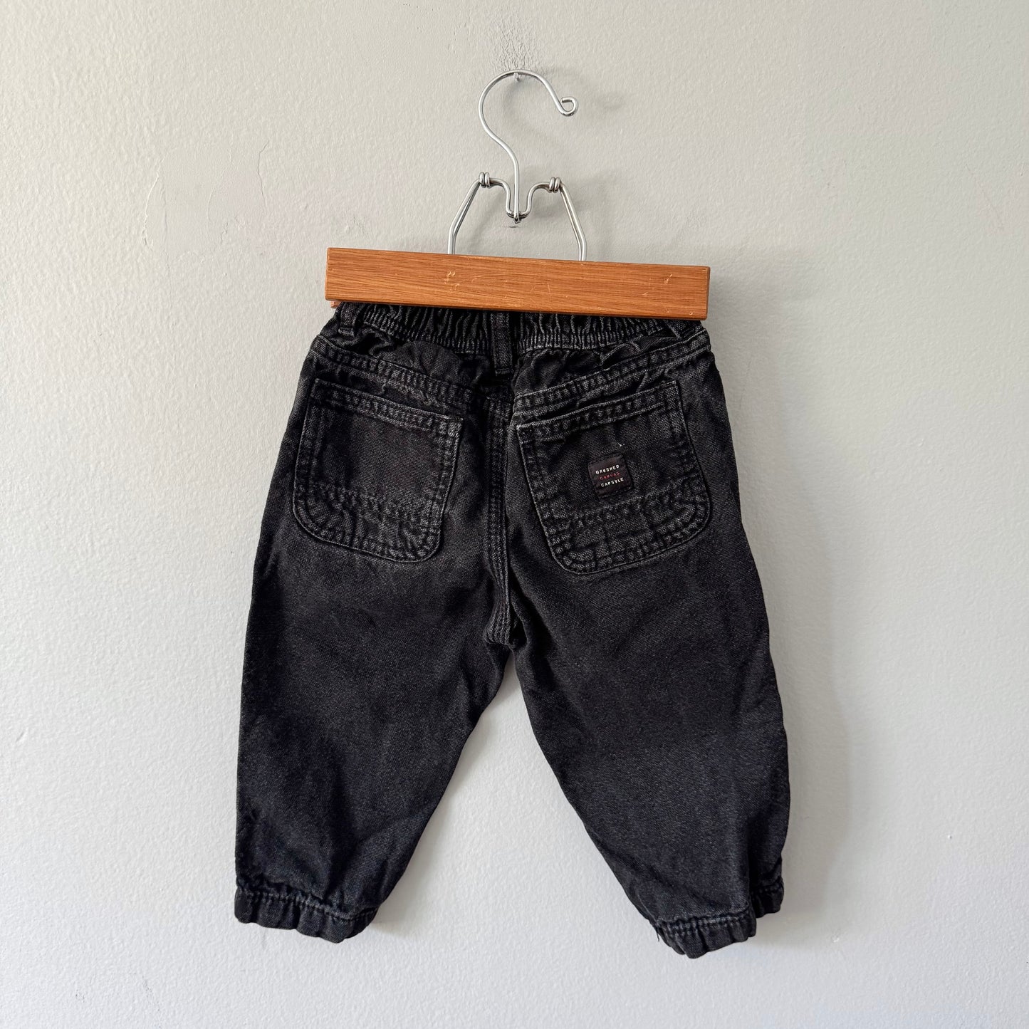 Zara / Black denim / 12-18M